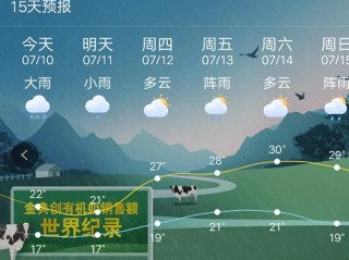 免费下载官方天气预报，权威数据，随手掌握