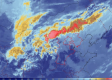 24小时降雨云图，天空的呼吸与城市的脉搏